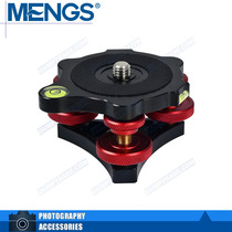 MENGS LP-64 3 8 screws aluminum alloy tripod tripod pan tilt EZ base horizontal adjustment seat