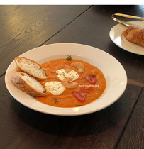 blue wide side series plate ceramic pasta soup plate main plate steak plate salad flat cake plate