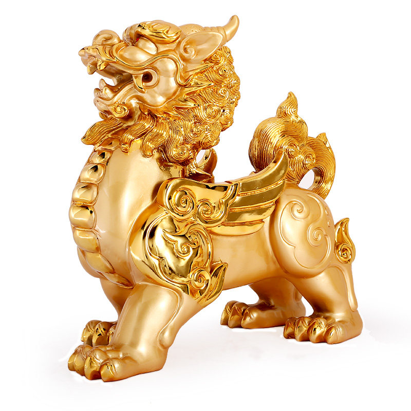 上善若水开光镀金貔貅摆件招财酒柜1000