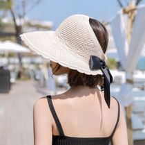 Fisherman Hat Woman Summer Thin with Leaking Top Sun Hat Womens Air Top Hat Sun Protection UV-proof folding foreign air beautiful