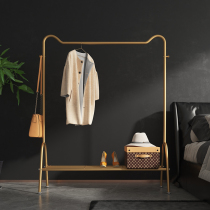 The drying rack is solid and thick in the bedroom Net red home room to save space. Single pole hanging clothes drying hanger