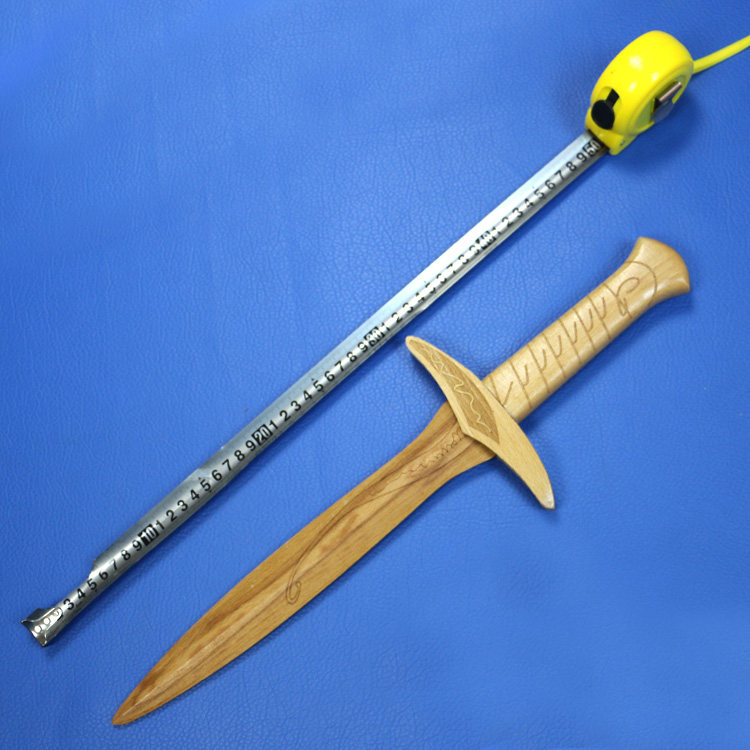 木刀剑cosplay道具武器木剑 指环王霍比特人木制钉刺剑未开刃