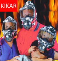 KIKAR 60 minutes smoke mask fire fighting equipment gas mask fire escape mask respirator