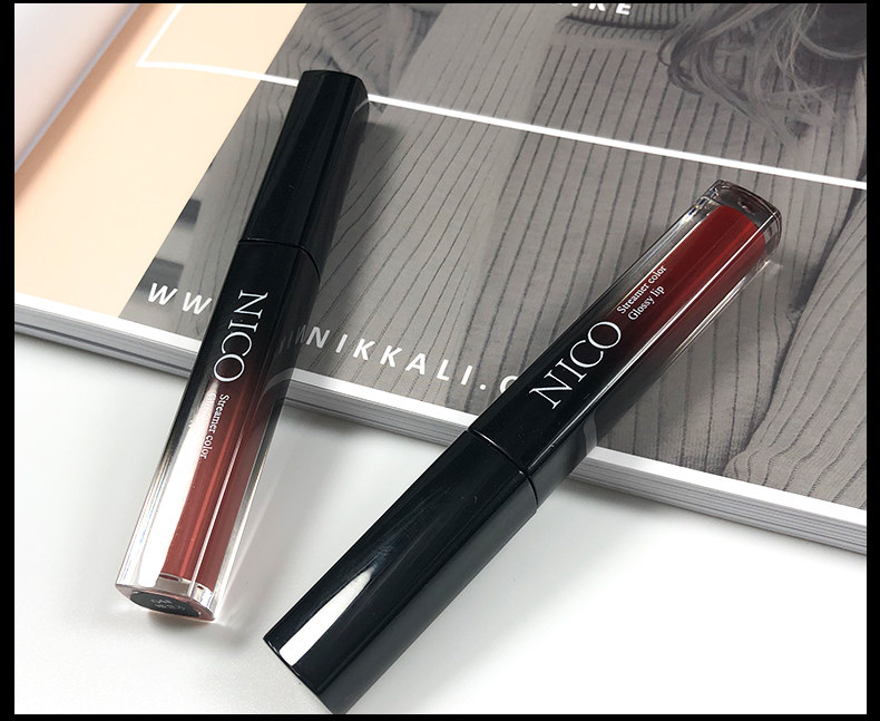 nico丝绒雾面哑光唇釉持久保湿不易脱色唇彩唇蜜滋润学生款口红女_鱼