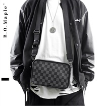 BOMaple 2022 new Korean version casual mens single shoulder bag street trend small satchel youth backpack tide bag