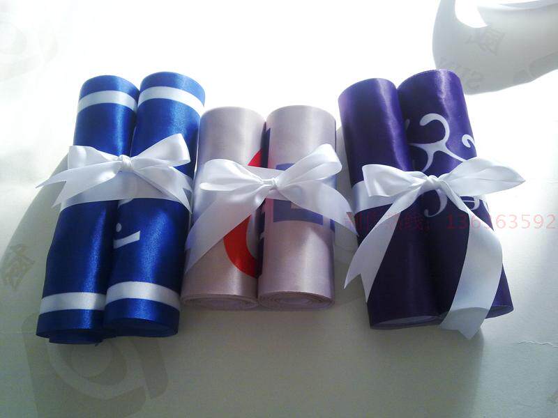 厂家剪彩带定做开业彩带绸带丝带制作礼仪带制作揭幕带剪彩彩带_双氙