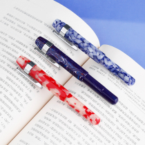 Shanghai Jingdian Derick Alpha flower color pole acrylic resin adult students travel pocket short pen