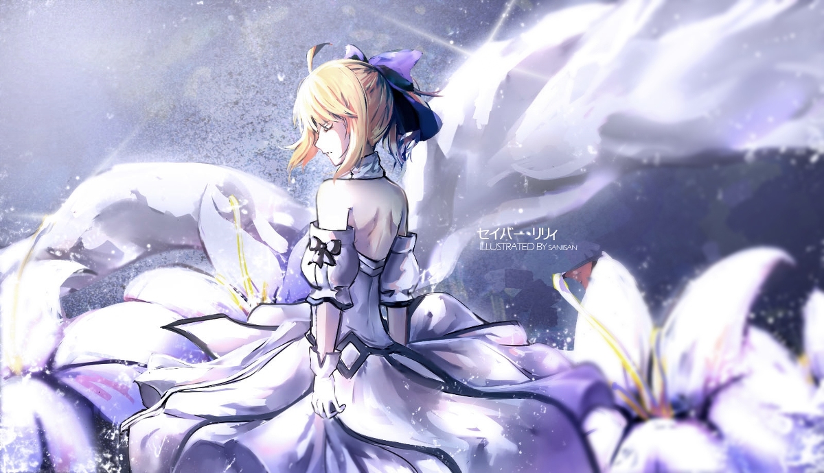 [福利壁纸]fate/night圣杯战争saber精美壁纸