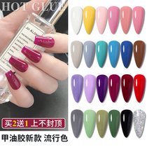 Nail Polish glue transparent color system 2021 new fashion color summer color nail polish small set of nail salon special