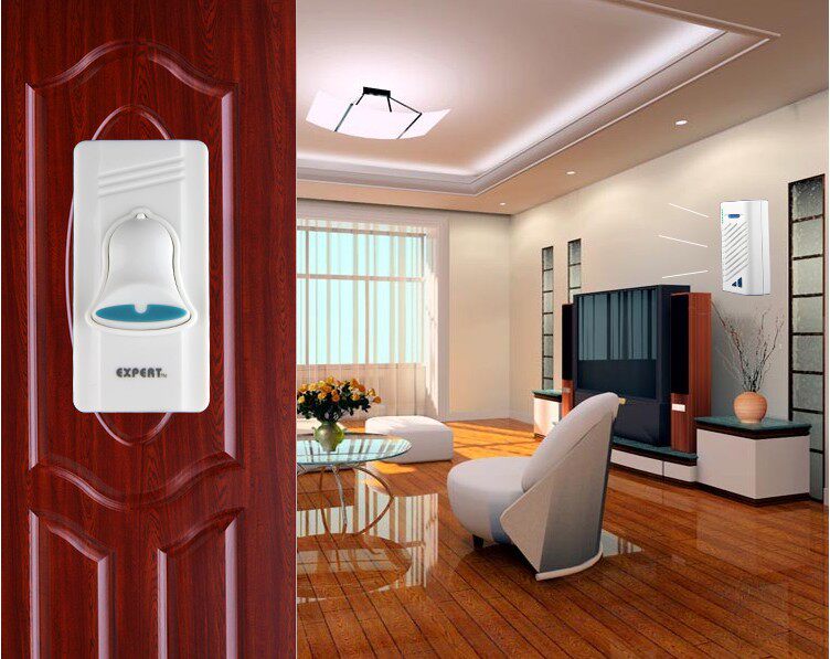 正品能者防水无线门铃 交流数码门铃 280米远距离 家用门铃8819