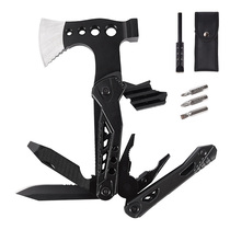 New spot outdoor survival multi-purpose axe camping mountaineering portable folding belt Flint multifunctional pliers