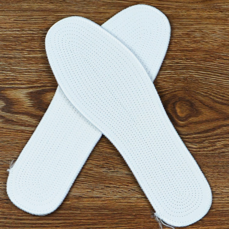 10双男女士通用军绿帆布鞋垫透气吸汗防滑防臭鞋垫