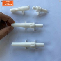 Speed Open Hand Throw Tent White Joint Accessories Bracket Support Rod Fiber Rod Plastic 6mm Plug Base Pair