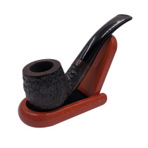 Imported stone pipe classic hand-made small bent apple fight