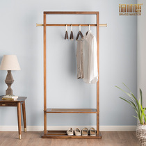 Copper Master Copper Wood Kolo Floor Hanger Three American Black Walnut Log Brass Zero Formaldehyde