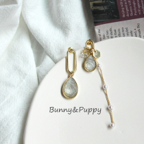 Midsummer genre) Bunny Puppy fairy Temperament Earrings Fresh Forest Oxygen Beauty Spot Earnail