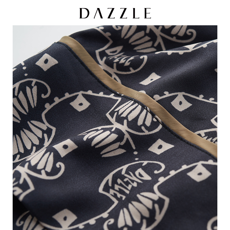dazzle spring new european and american pajamas loose drawstring printed shorts for women 2g3q1106a