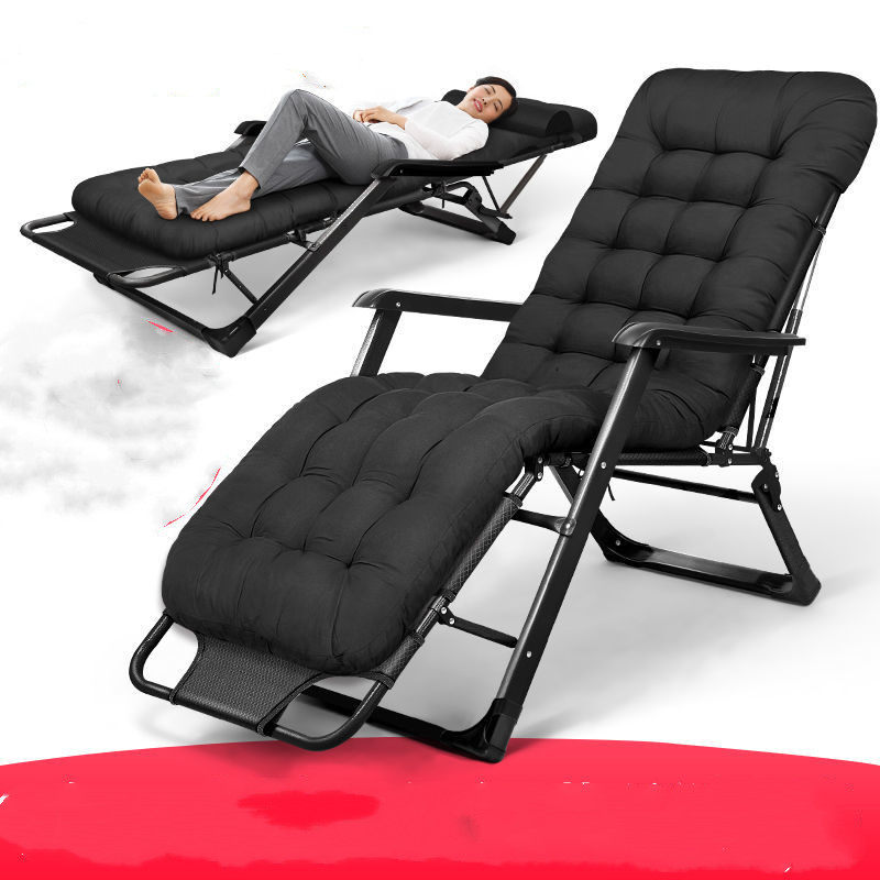 躺椅折叠午休椅子午睡床办公室靠背懒人躺椅床沙滩多功能椅子
