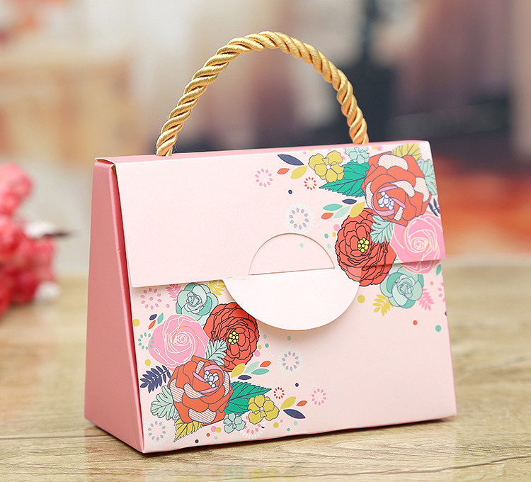 结婚宴糖果喜饼迷你小礼盒手提袋包2017创意欧式喜糖盒子六一儿童