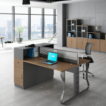 Nanjing Office Furniture Staff Screen Desk Brief modern employees 4-person desk chair combination work position