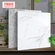 Foshan ceramic tile floor tile 800x800 negative ion whole body marble modern simple non-slip living room floor tiles