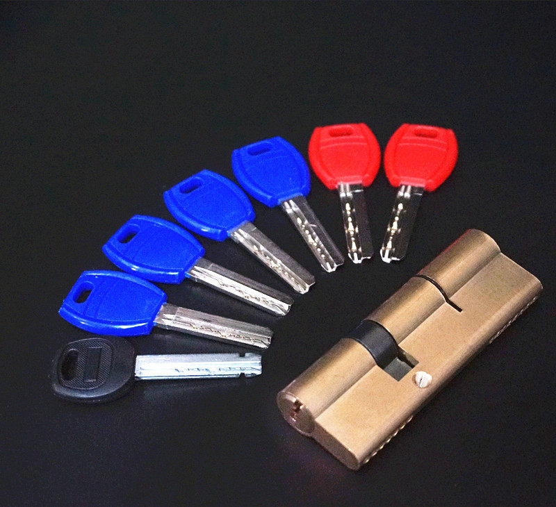 特价大门防盗门锁芯全铜ab铁门大门塑钢门铜钥匙塑料柄_双氙车灯改装