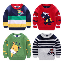 Boys sweater pullover Spring and Autumn Tide 2020 new foreign baby cartoon sweater childrens autumn winter sweater
