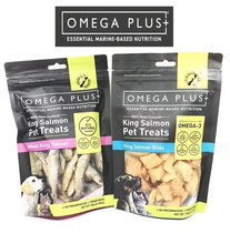 New Zealand Omega Plus Fresh emperors salmon block freeze-dried cat snacks small fish dried small fish block imports