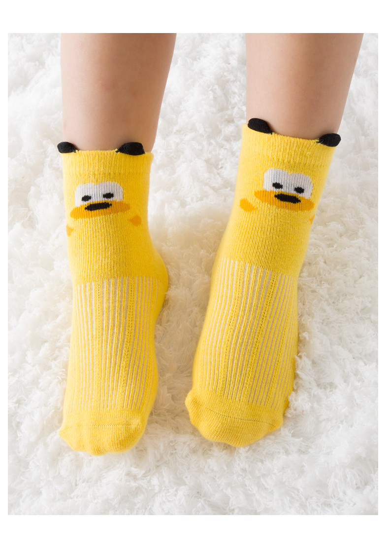 棉小童婴儿春秋中筒01岁23薄款幼儿袜子宝宝卡通a类筒袜