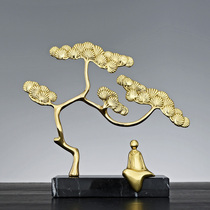 New Chinese Zen Yingkesong office ornaments home living room porch TV cabinet desktop decorations Boku shelf