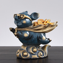 Creative cute home furnishings Fliggy man desktop candy storage decoration porch bedroom key storage decorations