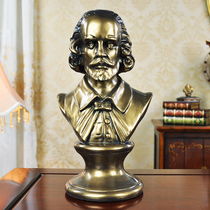 European character artist sculpture resin decoration creative home study office porch soft decoration ornaments