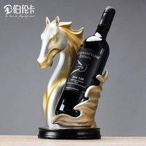 Ma red wine rack living room wine cabinet decorations ornaments European creative home furnishings American TV cabinet modern and simple