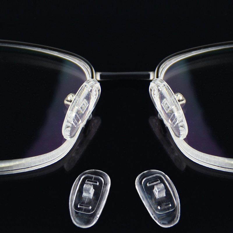 古牛金属眼镜上的鼻托鼻垫维修理垫鼻子上的硅胶防滑托叶垫子g201