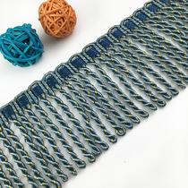 Boutique Curtain Sofa cover Decorative Flow Suss 7 Cm Gold Wire Bicolor Rope Twisted Arrangement Art Accessories Hemp Flowers Ears