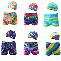 2018 new childrens swimming trunks baby baby swimsuit small medium and large childrens swimming trunks cute cartoon boxer boys swimming trunks