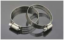 Stainless steel hoop diameter 80-400mm pipe card thickened with adjustable smoke pipe fittings throat hoops