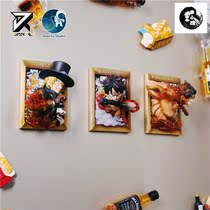 (Li Xiaoxis brother) Gravitational Saab Eyes Road flying three brothers photo-frame swing piece fridge stickhand office GK