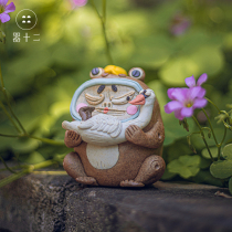 The twelve thoughts are frogs Swan Tea Pets small ornaments cute gifts incense tea play creative boutiques