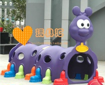 Drill tunnel Caterpillar drill hole childrens toys crawling tunnel thickened kindergarten amusement equipment