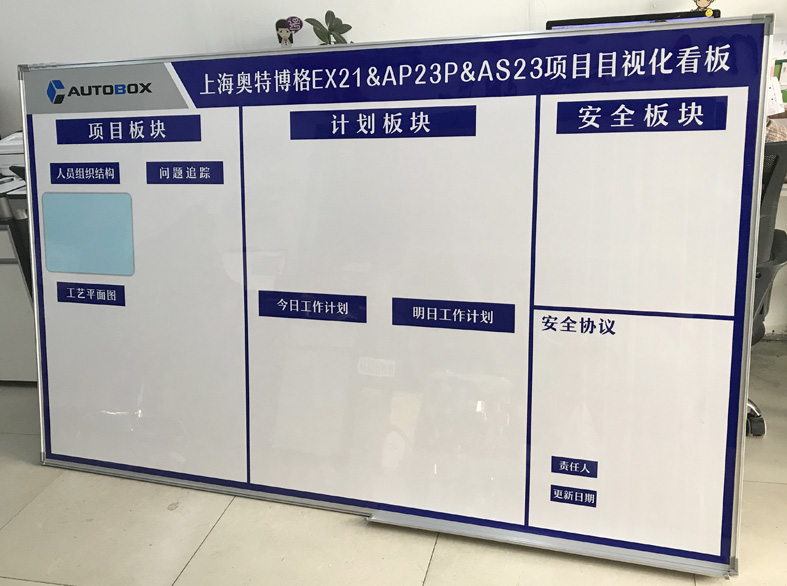 车间管理看板办公室磁性质量管理维修5s单面膜板支架计划员工记录