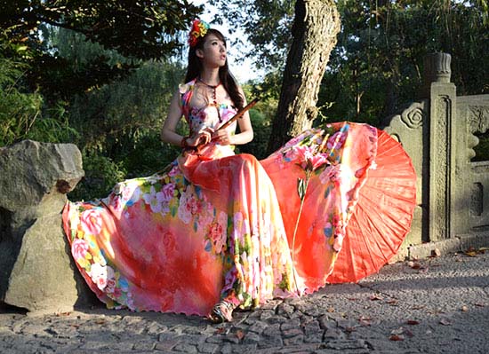 夏 华丽雪纺半身长裙子蓬蓬裙自然腰显瘦8米大