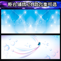 Mobile phone counter paper mobile phone shop decoration supplies mobile phone store counter stickers counter bottom paper can be customized