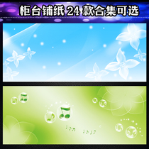 Mobile phone counter paper OPPO Huawei vivo mobile phone shop decoration supplies Counter back sticker Counter lining sticker