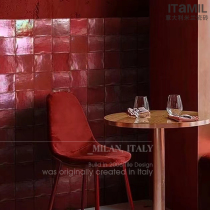 Spanish magic tile toilet tile toilet hand-made brick 2021 New toilet wall brick red small square kitchen