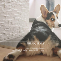 Literary Arts Glitch White TV Wall Cultural Brick Background Wall Nordic Balcony Full-Pass Body Tiles 300x600