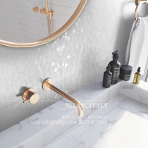 Light luxury fashion cultural fossil indoor exterior wall tile background white tile Hotel ktv floor tile all-ceramic metal glaze