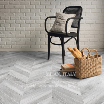 One See Love Nordic Fish Bone Parquet Room Floor Tiles Wood Grain Bedroom herringbone Imitation Wood Floor Brick Grey