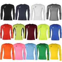 Mens autumn quick dry running football basketball elastic compression fitness suit lining long sleeve tights sports T-shirt pro