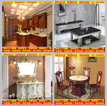 Whole cabinet custom bathroom cabinet shoe cabinet body furniture custom dining table tea table TV cabinet table chair marble stone